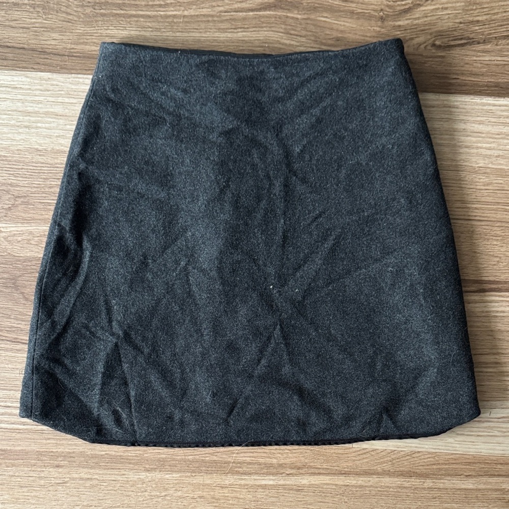 Wilfred Charcoal Mini Skirt